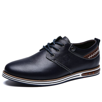 

2018 autumn&winter new leather mens shoes England mens shoes wild casual breathable mens shoes anti-foot stinky mens shoes