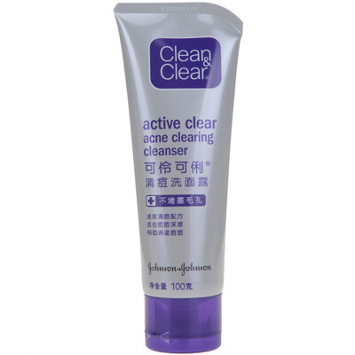 

Clean & Clear (Очистить и Clear) капиллярная Освежающий Cleanser 100g * 2 (глубокая чистка лица)