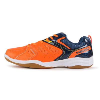 

Hyde HEAD badminton shoes damping anti-skid wear-resistant breathable men&39s shoes 1695 fluorescent orange dark blue 43 yards