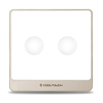 

COOLTOUCH intelligent switch human body sensor remote control Jingdong micro-couple intelligent APP control ding bucket speaker linkage CTSS-WMJ-2w pearl white two open smart switch