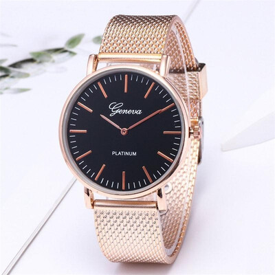 

Geneva Luxury Women Mens Watch c Steel Analog Quartz Analog Wrist Watch