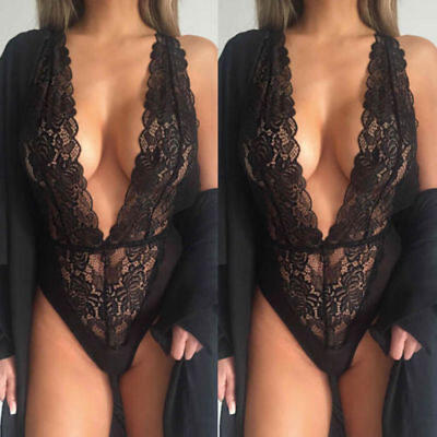 

ITFABS Womens Clubwear Playsuit Bodysuit Party Jumpsuit Romper Long Trousers US