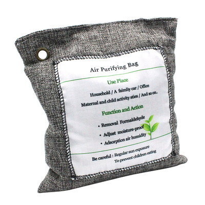 

Air Purifying Bag Charcoal Bag Odor Eliminator Fragrance Free Odor Absorber Captures&Eliminates Odors 500g
