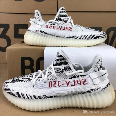 

Sply 350 V2 Butter F36980 Cream White SPLY-350 Best Quality Zebra CP9654 Kanye West Men Women Neutral Running Trainers Seankers Sp