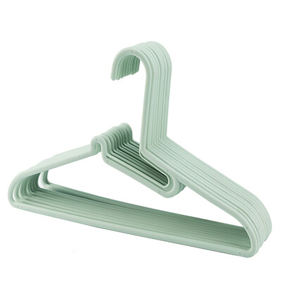 

Youku wide shoulder slip collar hanger plastic drying rack no trace wet&dry dual-use military green 20 Pack