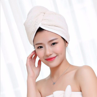 

Microfiber Fleece Fabric Women Hair Towel Bathroom Super Absorbent Quick-drying Bath Towel Hair Dry Cap Salon Towel 2360cm