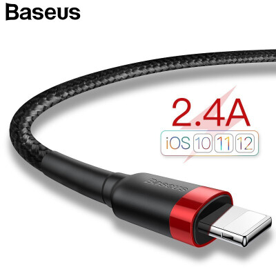 

Baseus phone USB Cable for iPhone X 8 7 6 5 6s Fast Charging 24A Quick Charger USB Linghting Cable for Apple X 8 7P