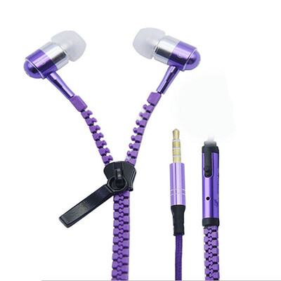 

MyMei New 35mm in-Ear Earphone Earbuds with Mic Zipper Universal Stereo Headphone