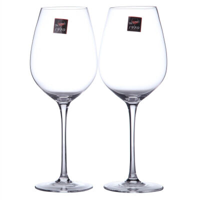 

Jingdong Supermarket] 1950 classic Bordeaux 450ML pure hand-blown red wine glass goblet 2 boxed