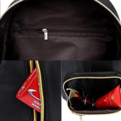 

NEW Women Girls Black Nylon Mini Backpack Travel School Backpack Shoulder bags