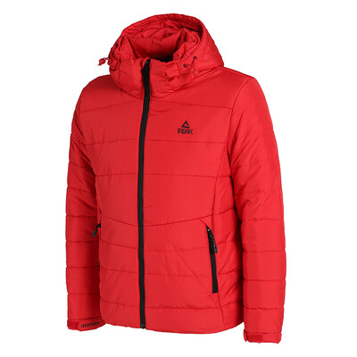 

PEAK mens cotton clothing autumn&winter new thick cotton wear-resistant warm outdoor sports jacket DF584051 red X3L code