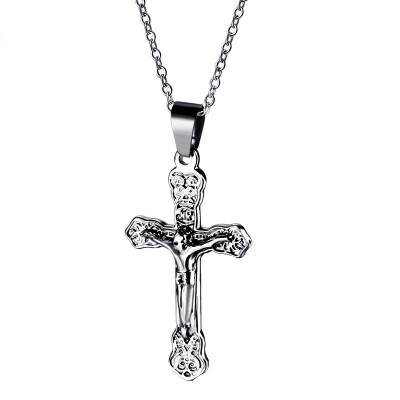 

Personality Jewelry Jesus Christian Necklace Pendant popular Retro Pendant - 24 inch