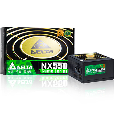 

Delta 550W NX550 power supply 80PLUS bronze full voltage 12CM temperature-controlled silent fan back-line support active PFC three-year warranty