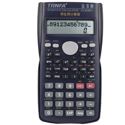 

Letter hair TRNFA FA-82ESMS scientific function calculator student with calculator black