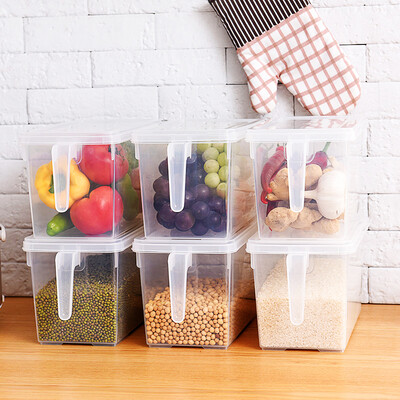 

food storage box miscellaneous grain storage box kitchen storage basket six loaded