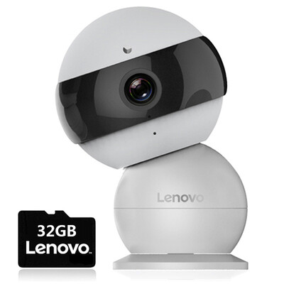 

Lenovo версия смарт-камеры 32G карта TF смарт дома удаленный беспроводной веб-камеры безопасности дома мониторинга ночного видения высокой четкости видеть интеллектуальный Цзябао снеговика