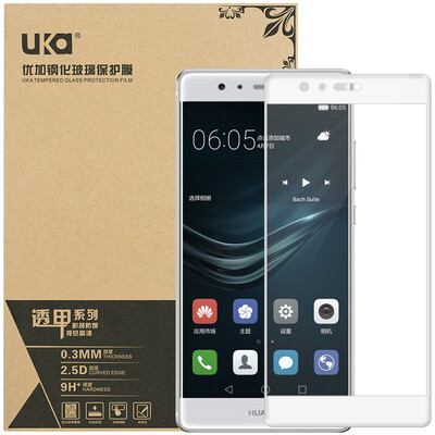 

Excellent for China P9 tempered film / full coverage tempered glass film phone protective film soft edge shatter white