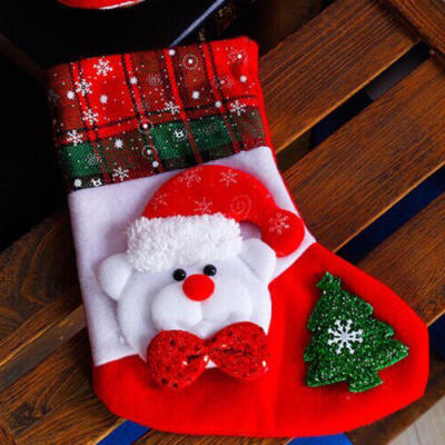 

Christmas Santa Socks Gift Ornaments Festival Party Xmas Tree Hanging Decoration