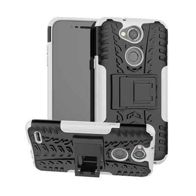 

Fecoprior Case for LG X Power 3 Power3 Back Cover Stand Silicon TPU PC Armor Heavy Rugged Phone Celulars Fundas Coque