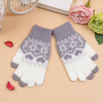 

Womens Mens Touch Screen Wool Winter Gloves Warm Smartphone Mobile Phone iPhone