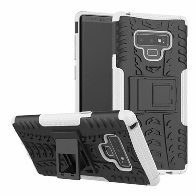 

Fivice Samsung Note 9 Case TPU anti-fall tire pattern back clip bracket phone case