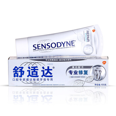 

comfort up sensodyne professional repair whitening anti-sensitive toothpaste 100g