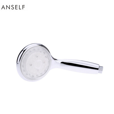 

Anself Automatic LED Light Shower Head Handheld Bath Sprinkler for Bathroom Multiple Color 7 Colors Water Glow