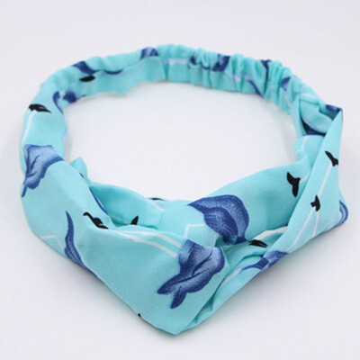 

Women Girls Hair Bands Print Headbands Retro Cross Turban Bandage Bandanas HeadBands Hair Accessories Headwrap