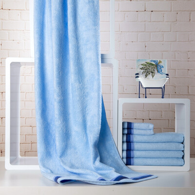 

Jinhe home towel home textile folding towel JH11-03B blue one