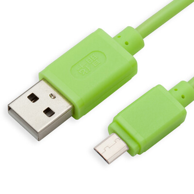 

Jinghua JH 0344 Andrews phone line data line flat-panel data cable charger mobile power line for Huawei Samsung millet Meizu 2 meters light green