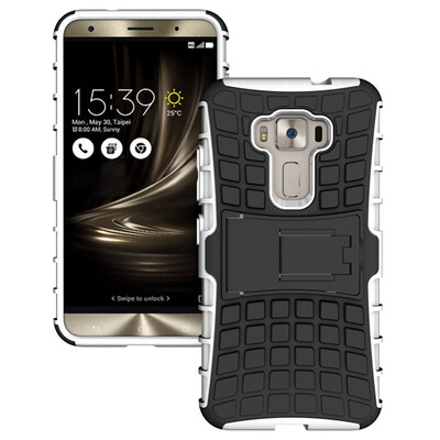 

Fivice Asus Zenfone 3 52 inch ZE520KL Case TPU anti-fall tire pattern back clip bracket phone case