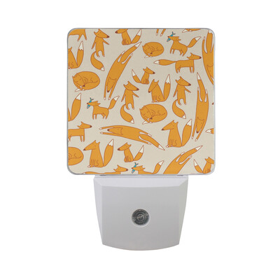 

ALAZA LED Night Light With Smart Dusk To Dawn SensorFox Warrior Plug In Night Light