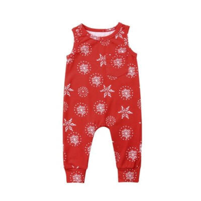 

Christmas Newborn Baby Boys Girl Xmas Clothes Romper Bodysuit Outfits Costumes