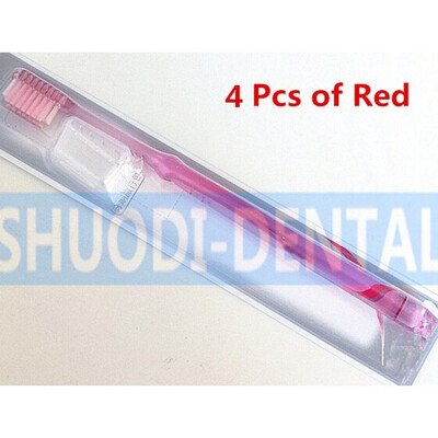 

4 Pcs Eco PP Adult Orthodontic Toothbrushes Dental Tooth Brush U Trim Hard&Soft Toothbrush Deep Clean