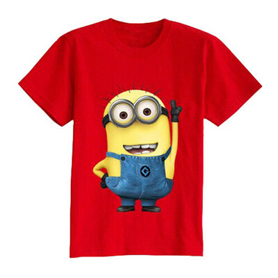 

Cartoon figure children minions clothes costume childrens clothing t shirts for Kids BOXXTY