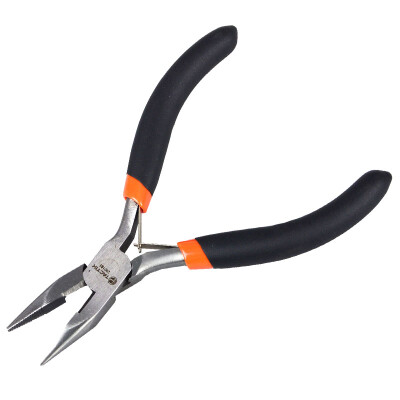 

Tactix 200181 Zhanzhi handle handle mouth nose pliers 4-3 4in pointed nose pliers small pliers tip pliers high quality alloy steel Japan Germany imported quality