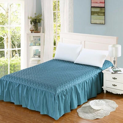 

Home Textile Cotton Patchwork Bedspread White Blue Beige Coverlet Quilted Bedspread Luxury Bed Covers Fabric For Bedspread Solid