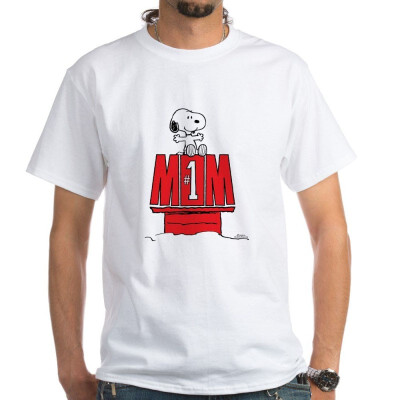 

CafePress - Snoopy - Mom 1 T-Shirt - 100 Cotton T-Shirt White
