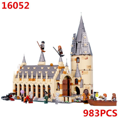 

Lepin 16052 Harry Series Potter Hogwarts Great Hall Legoing 75954 Model Building Blocks Brick Toys