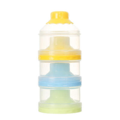 

3 Layers Baby Kids Milk Powder Dispenser Container Storage Formula Feeding Box