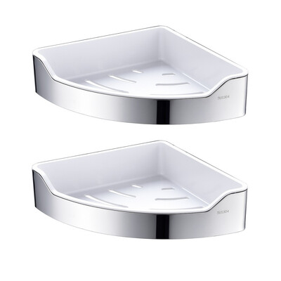 

Science black triangle corner Caddy bathing platform with hooks Kitchen wall nail storage with free glue