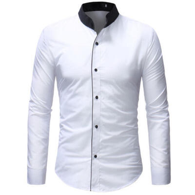 

Fashion Mens Luxury Casual Stylish Slim Fit Long Sleeve Casual Dress Shirts Tops