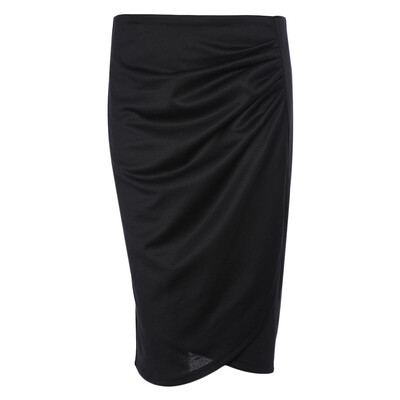 

Elegant High Waist Slit Ruched Zipper Bodycon Women Pencil Skirt