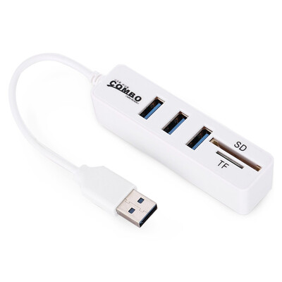 

High Speed Combo 5-port USB 20 Hub Expansion Card Reader Broad Compatibility SD Card up to 128GB Broad Compatibility