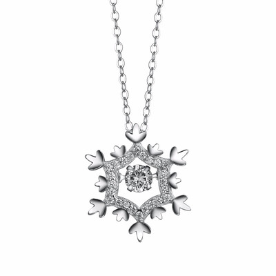 

Yoursfs® 925 Silver Rose Quartz Pendant Necklace Fashion Silver Jewelry