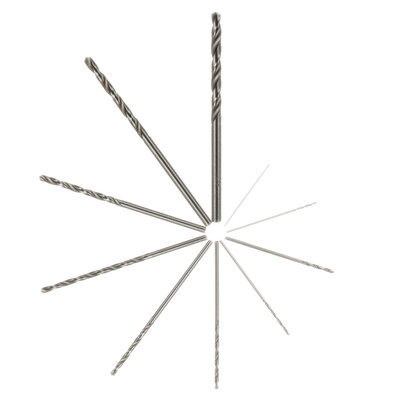 

10pcs High Speed White Steel Drill Bits HSS Twist Drilling Tool for Rotary Electric Grinding Accessories