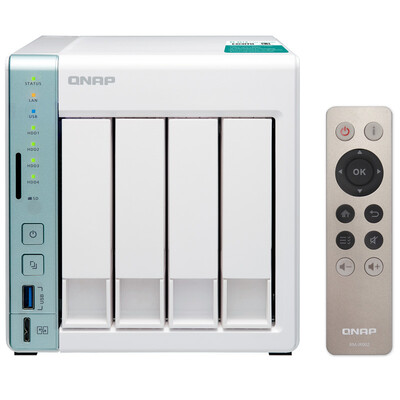 

QNAP 4-Bay Quad-cord Network Attached Storage