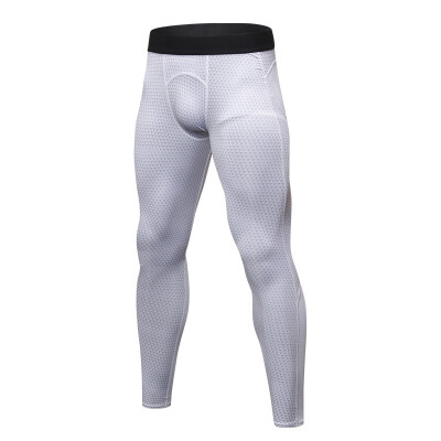 

Men Triangular pattern Running Pants For Elastic Sport Workout Training Pants Fitness Tight Sport Mens Leggings