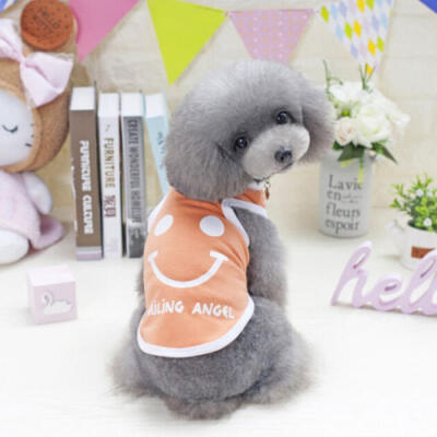 

US Cartoon Small Dog Clothes Pet Puppy Cute Vest Dog Cat Apparel 11 Color S-XXL