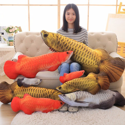 

Fish Fluffy Pillow Cushion Toy Home Decor Supporting Sofa Cushion